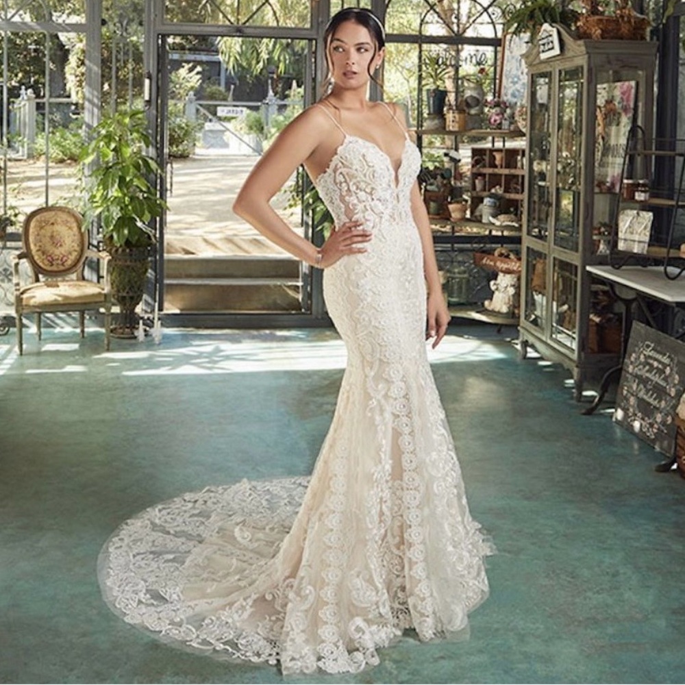 Casablanca Bridal Wedding Dress style 2488 Nicole